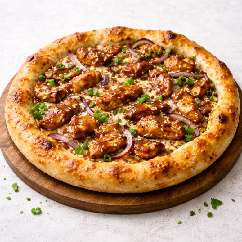 С курицей терияки