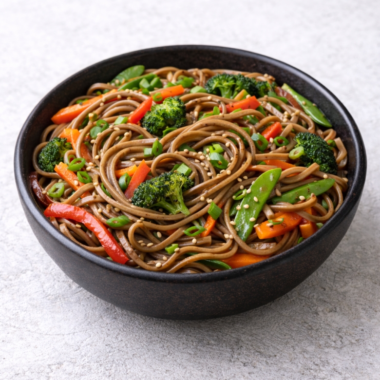 Соба с овощами